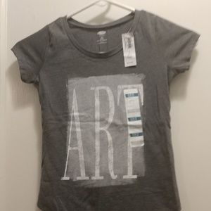 NWT Old Navy "Art" shirt size S (6/7)